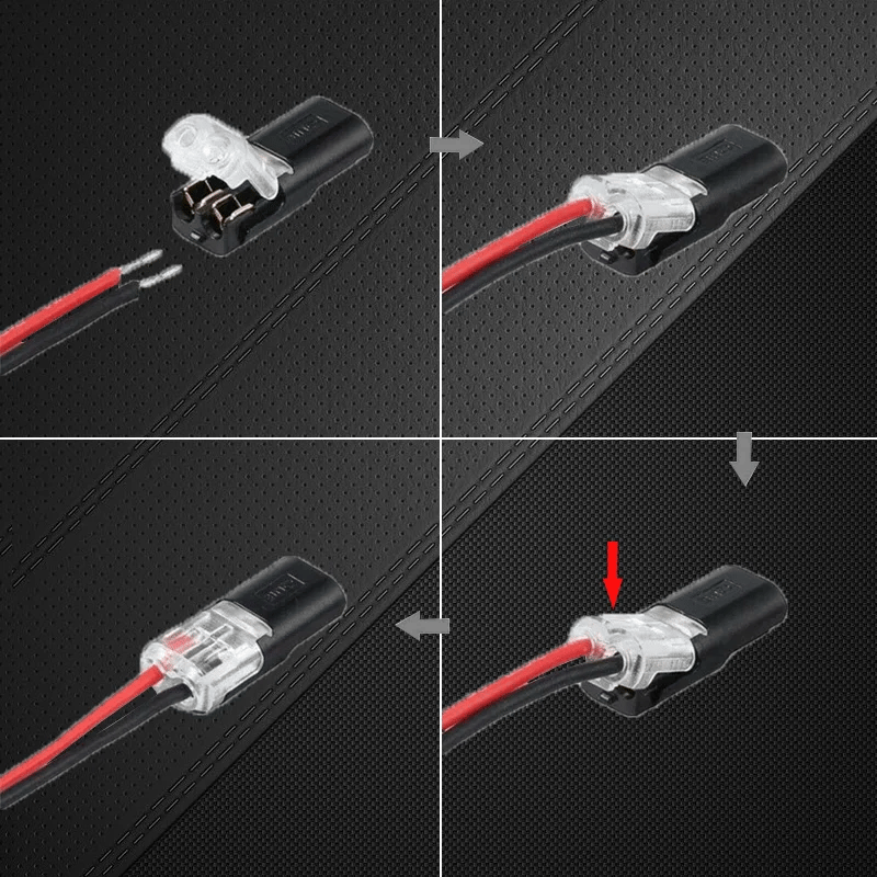 (🔥Last Day Promotion  - 49% off)2024Double-wire Plug-in Connector With Locking Buckle(The more you buy, the more discounts you get)